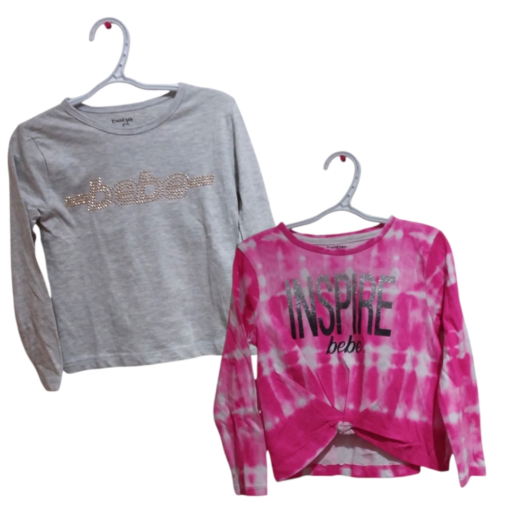 ⭐HP⭐ NWOT BEBE Toddler Girls Long Sleeve Shirt (2 Pk)